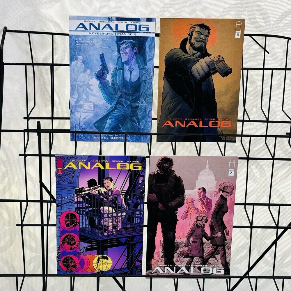 Analog Image Comics Lot Vol 1 TPB Issues 6 7 8 Gerry Duggan Sci-Fi Noir